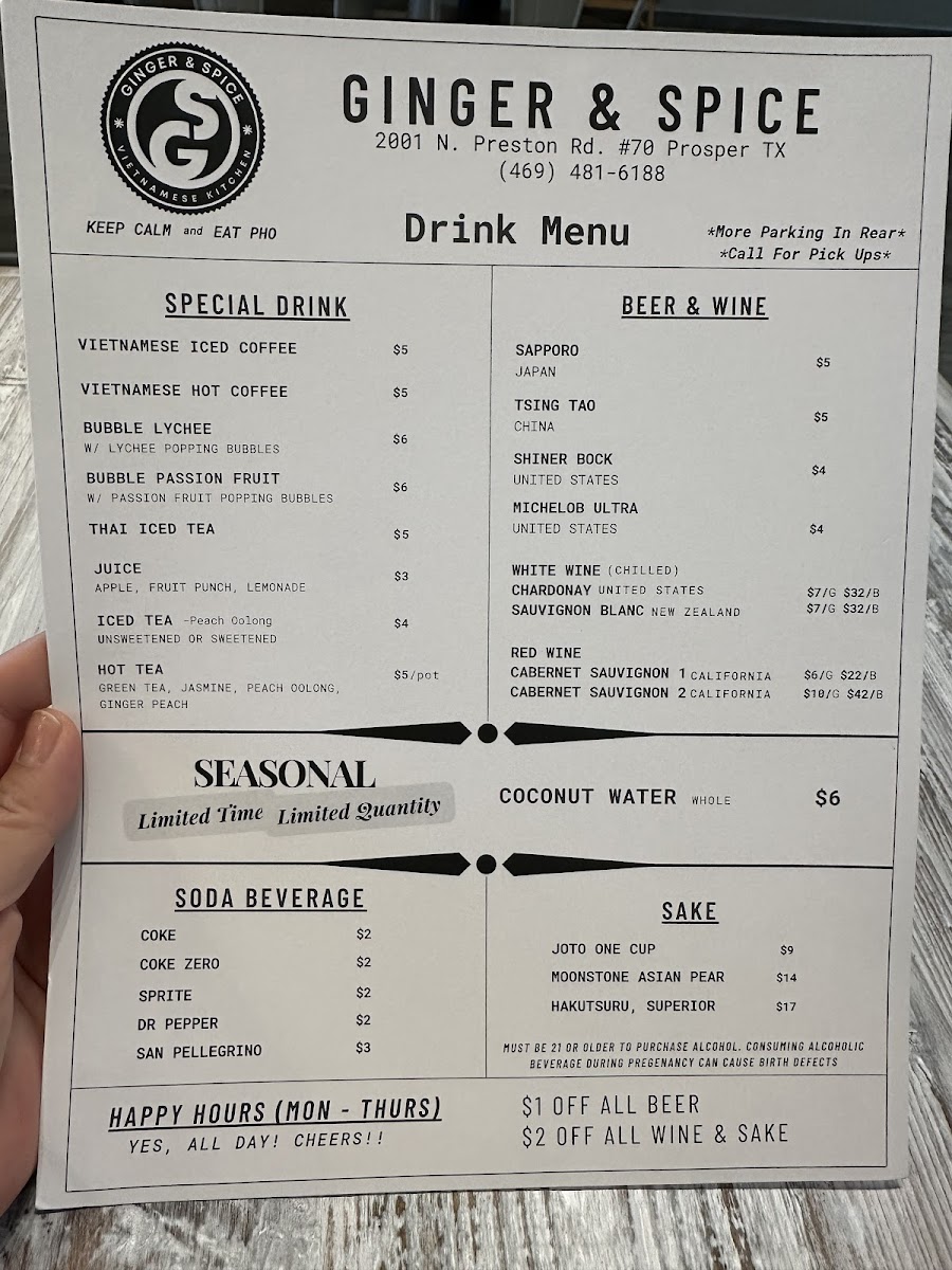 Ginger & Spice Menu-3