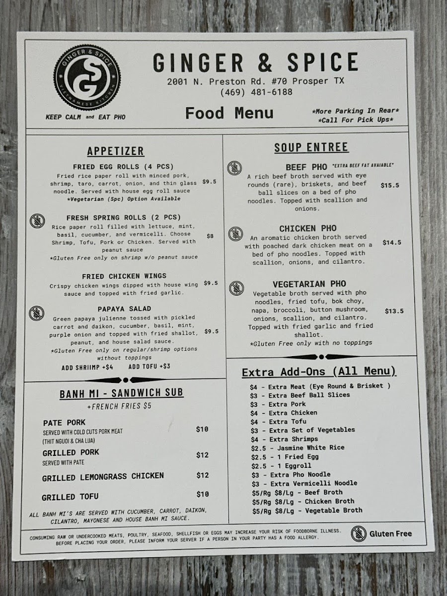 Ginger & Spice Menu-5